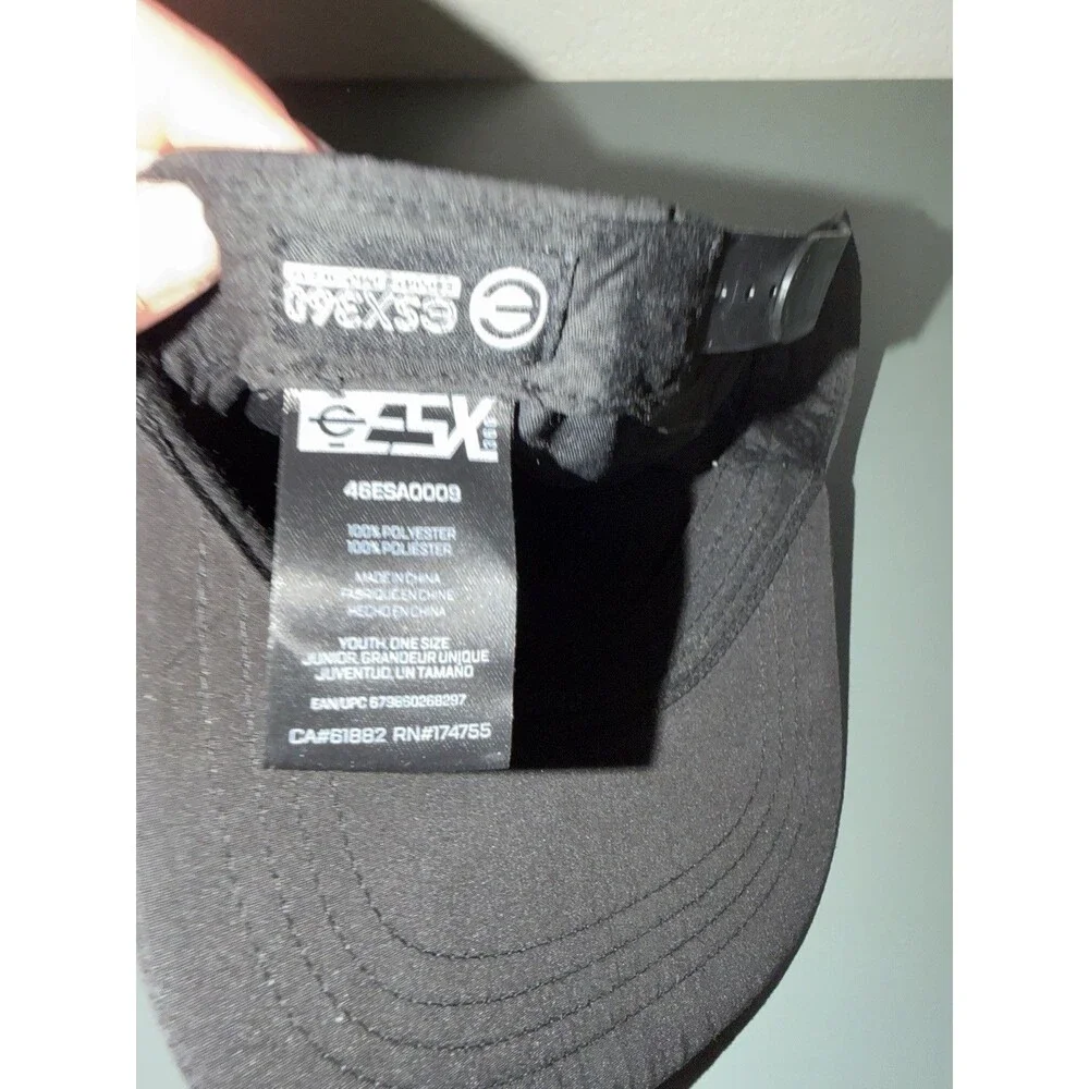ESX 360 Esports Gamer Gear Youth Baseball Hat Snapback Cap‎ Black Adjustable